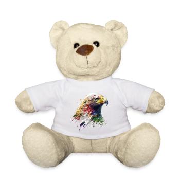 Königlicher Adler: Ein ölgemaltes Meisterwerk - Teddy - Weiß - Vorne