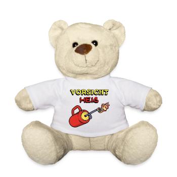 Feuerlöscher Brennen Feuer Feuerwehr Statement - Teddy - Weiß - Vorne