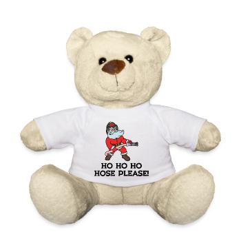 Déclaration des pompiers professionnels Brigade de pompiers volontaires - Nounours - blanc - Devant