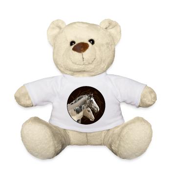Jumeaux dans le Cercle Mandala - Nounours - blanc - Devant