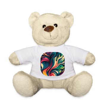 Abstract - Teddy Bear - white - Front