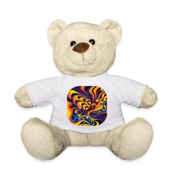 Abstrakt - Teddy - Weiß - Vorne