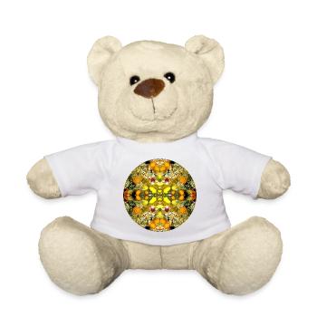 Natur Mandala unterwasser Schwamm - Teddy - Weiß - Vorne