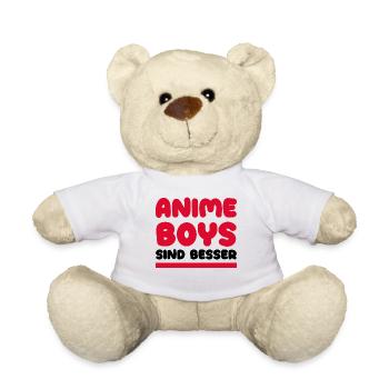 Anime Comic Statement Manga Popkultur Asiatisch - Teddy - Weiß - Vorne