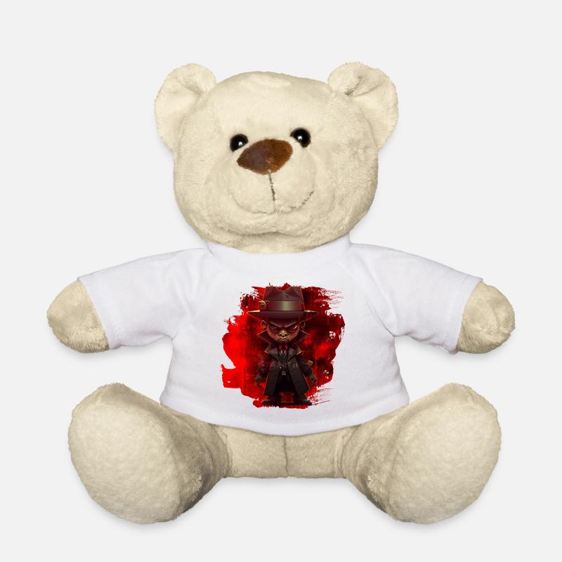 Hip-Hop Graffiti - Teddy Bear - white