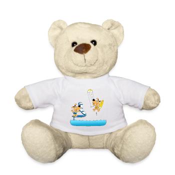 HUNDE - WASSERSPORT - KITEWING - KITESURFER - Teddy - Weiß - Vorne
