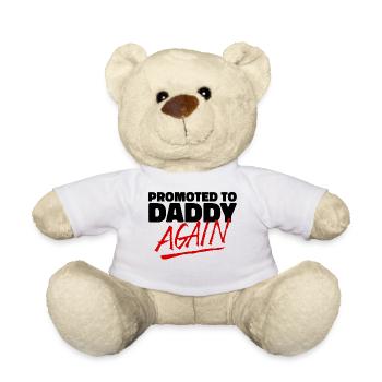 Cool dicton papa parents bébé bonheur enceinte - Nounours - blanc - Devant