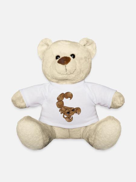 Signe du zodiaque Scorpion Scorpion - Nounours - blanc