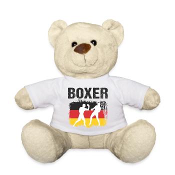 Boxen Deutschland Boxer - Teddy - Weiß - Vorne