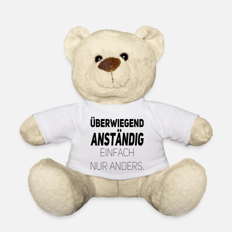 Anständig einfach nur anders - Teddy - Weiß
