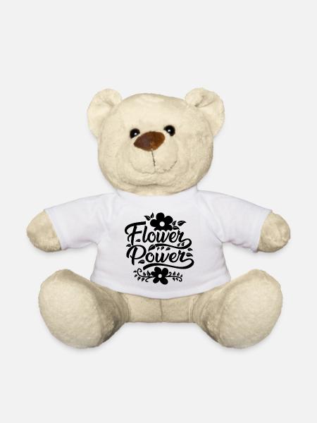 Pouvoir des fleurs - Nounours - blanc