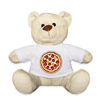 Pizza - Teddy - Weiß - Vorne