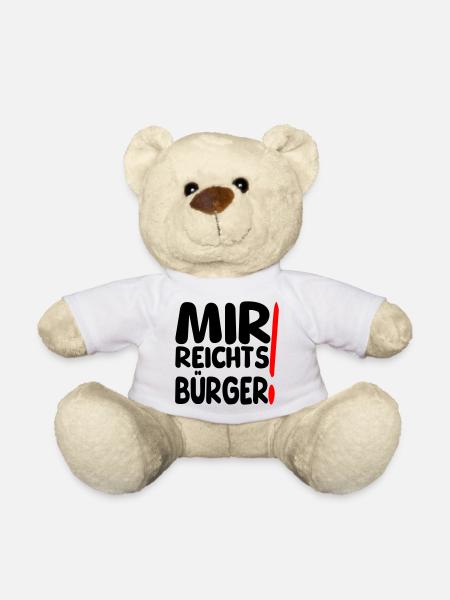 reicht mir Bürger - Teddy - Weiß