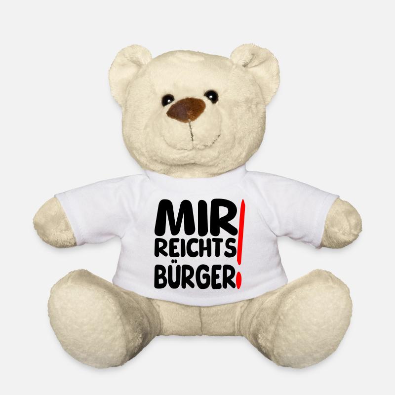 reicht mir Bürger - Teddy - Weiß