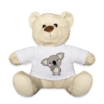 Joyeux koala ours koala - Nounours - blanc - Devant