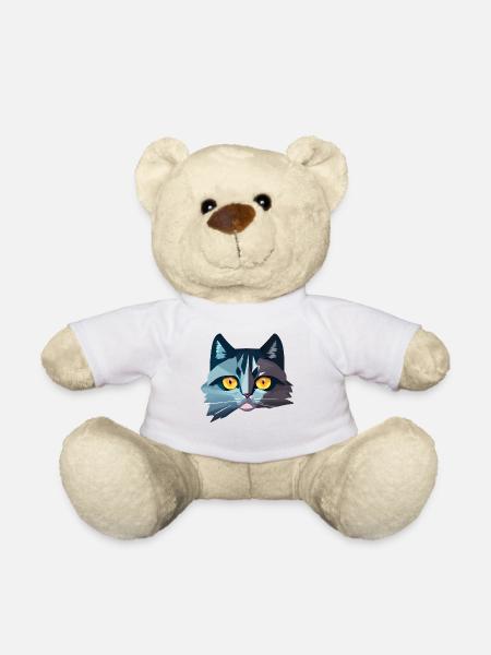 Dark Kitty - Teddy - Weiß