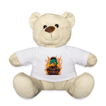 Angry duck4 - Teddy Bear - white - Front