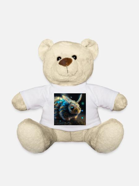 Photo macro creature 04 - Teddy Bear - white