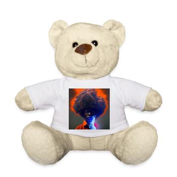 elektrik-Porträt – Afro-Blitz und Blitz - Teddy - Weiß - Vorne