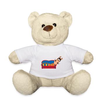 PFERD - PONY - SOFA - CHILLEN - RELAXEN - TIERISCH - Teddy - Weiß - Vorne