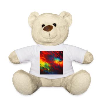 Lampes de pluie - Couleurs abstraites - Nounours - blanc - Devant