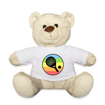 Racket Padel Tournament Balls Padel Tennis - Teddy Bear - white - Front