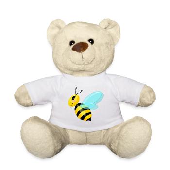 Fliegende anmutige Biene - Teddy - Weiß - Vorne