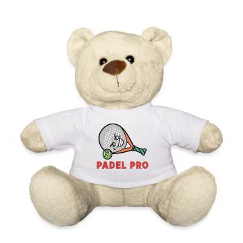 Schläger Padel Statement Bälle Padelspiel Sportart - Teddy - Weiß - Vorne