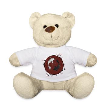 Yin Yang Koi Teich - Teddy - Weiß - Vorne