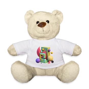 3D - Teddy - Weiß - Vorne