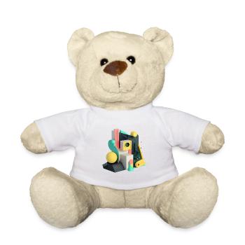 3D - Teddy - Weiß - Vorne