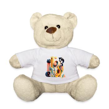3D - Teddy - Weiß - Vorne