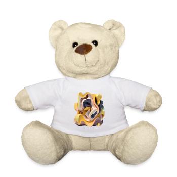 3D - Teddy - Weiß - Vorne