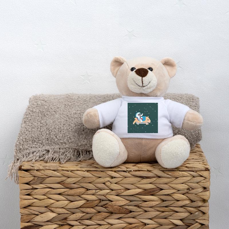 Astronaute sur un capybara spatial Nounours
