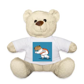 Capybara-Astronaut - Teddy - Weiß - Vorne