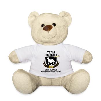 Team Bräutigam´s - einer heiratet, der Rest trinkt - Teddy - Weiß - Vorne
