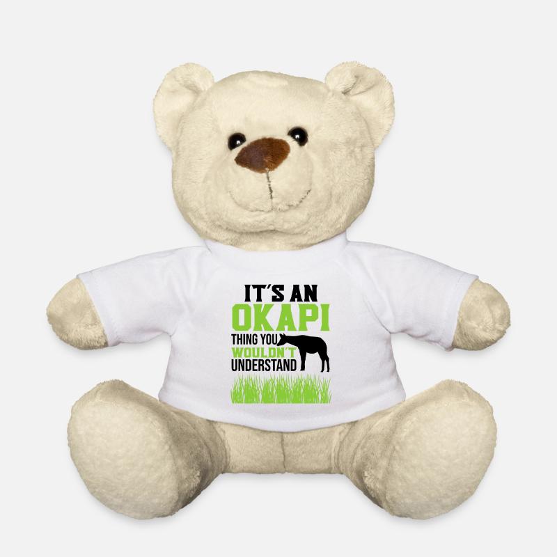 Ist ein Okapi - Teddy - Weiß