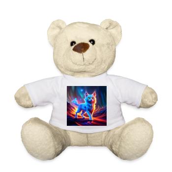 Wunderbare blaue Katze. - Teddy - Weiß - Vorne
