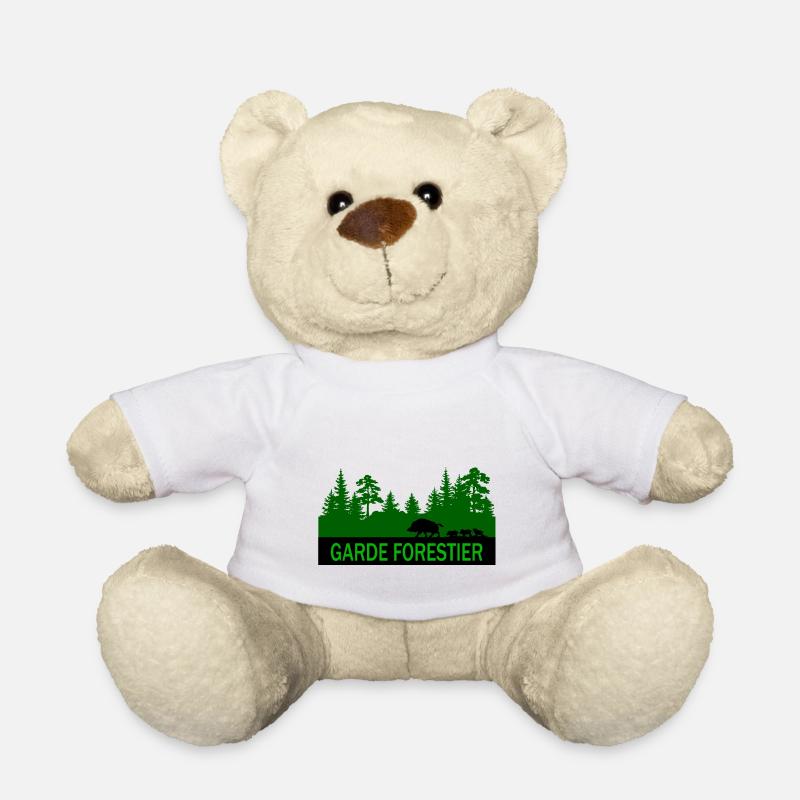 Garde forestier - Nounours - blanc