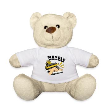 Muscle Whisperer - Teddy Bear - white - Front