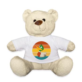 jagd, entenjagd, jagd, jäger - Teddy - Weiß - Vorne