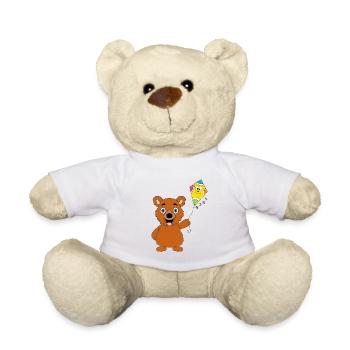 DACHEN - KITE - DRACHENSTEIGEN - TEDDY - BÄR - Teddy - Weiß - Vorne