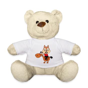 PFERD - REITEN - TIERE - EICHHÖRNCHEN - PONY - Teddy - Weiß - Vorne