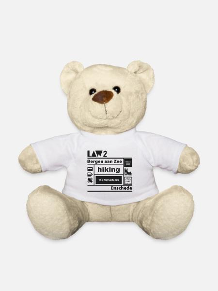LAW 2 l Bergen aan Zee l Enschede l schwarz - Teddy - Weiß