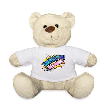 Déclaration de grossesse mère bébé - Nounours - blanc - Devant