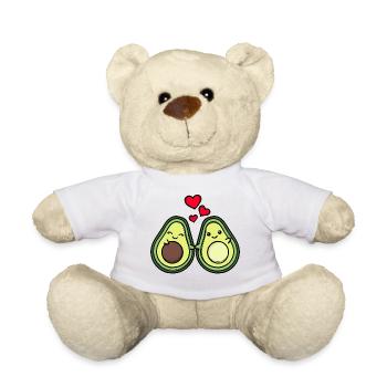 Avocat Coeur Grossesse Parents Enceintes Bébé - Nounours - blanc - Devant
