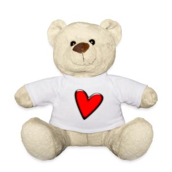 MAMA. MUTTERTAG. SCHÖNEN MUTTERTAG. ICH LIEBE DICH - Teddy - Weiß - Vorne