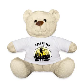 Hiker Statement Hike Hiking Mountain Hike - Teddy Bear - white - Front