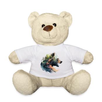 Ours, Grizzly, Tête d’ours, Nature, Nature, Nature, Forêt, Montagnes - Nounours - blanc - Devant