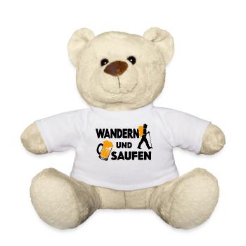 Klettern Bergwandern Wandern Statement Berggipfel - Teddy - Weiß - Vorne